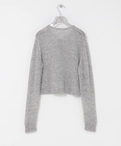 URBAN RESEARCH（アーバンリサーチ）の「シアーモヘヤカーディガン（カーディガン/ボレロ・レディース・ライトグレー/イエロー/ネイビー・FREE）」の15枚目の写真