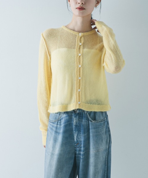 アーバンリサーチ（URBAN RESEARCH）/シアーモヘヤカーディガン シアーモヘヤカーディガン（カーディガン/ボレロ）｜URBAN RESEARCH