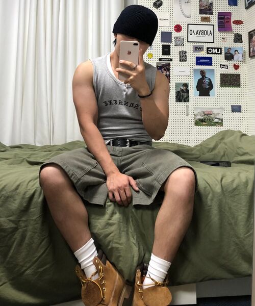 WEST GRAND BOULEVARD(ウエストグランドブルバード)の「カチオンウォッシュドダブルニカーペンターパンツ KHAKI(その他パンツ・メンズ・その他・MEDIUM/X-LARGE/XX-LARGE/LARGE)」の10枚目の写真