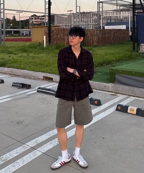 WEST GRAND BOULEVARD(ウエストグランドブルバード)の「カチオンウォッシュドダブルニカーペンターパンツ KHAKI(その他パンツ・メンズ・その他・MEDIUM/X-LARGE/XX-LARGE/LARGE)」の3枚目の写真