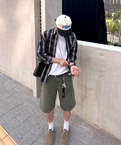 WEST GRAND BOULEVARD(ウエストグランドブルバード)の「カチオンウォッシュドダブルニカーペンターパンツ KHAKI(その他パンツ・メンズ・その他・MEDIUM/X-LARGE/XX-LARGE/LARGE)」の5枚目の写真