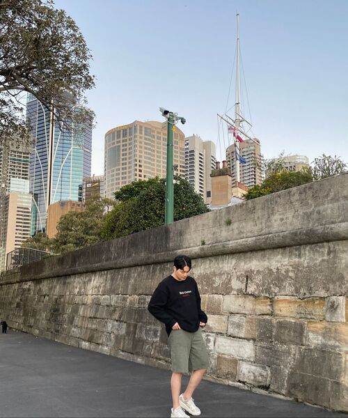 WEST GRAND BOULEVARD(ウエストグランドブルバード)の「カチオンウォッシュドダブルニカーペンターパンツ KHAKI(その他パンツ・メンズ・その他・MEDIUM/X-LARGE/XX-LARGE/LARGE)」の6枚目の写真