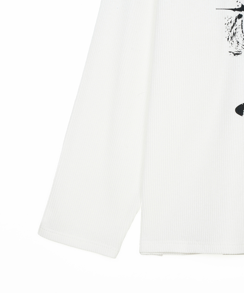 FDR（エフディーアール）の「Painted Castle Waffle Long sleeve Cream（Tシャツ/カットソー・メンズ・その他・SMALL/MEDIUM/LARGE）」の4枚目の写真