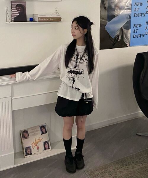 FDR（エフディーアール）の「Painted Castle Waffle Long sleeve Cream（Tシャツ/カットソー・メンズ・その他・SMALL/MEDIUM/LARGE）」の6枚目の写真