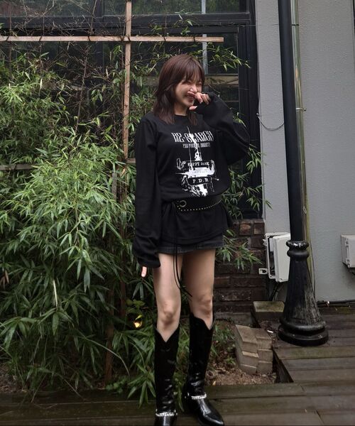FDR（エフディーアール）の「Painted Castle Waffle Long sleeve Cream（Tシャツ/カットソー・メンズ・その他・SMALL/MEDIUM/LARGE）」の7枚目の写真