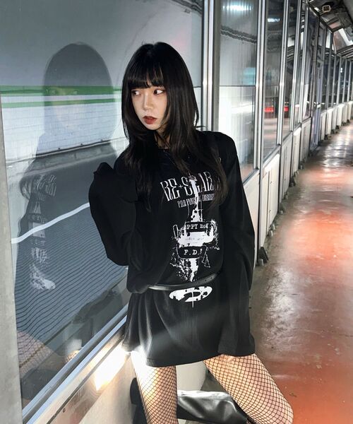 FDR（エフディーアール）の「Painted Castle Waffle Long sleeve Cream（Tシャツ/カットソー・メンズ・その他・SMALL/MEDIUM/LARGE）」の10枚目の写真