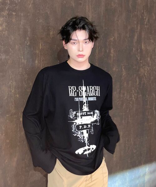 FDR（エフディーアール）の「Painted Castle Waffle Long sleeve Cream（Tシャツ/カットソー・メンズ・その他・SMALL/MEDIUM/LARGE）」の13枚目の写真