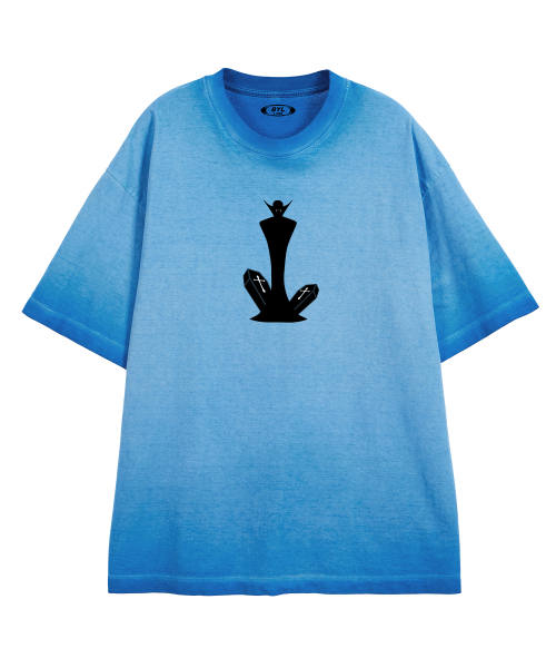 BY.L(バイエル)の「モンスター ドラキュラ ピグメント 半袖Tシャツ ブルー(Tシャツ/カットソー・メンズ・その他・MEDIUM/LARGE/X-LARGE/XX-LARGE)」の3枚目の写真