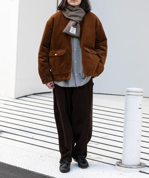 HARRIS TWEED(ハリスツイード)の「HARRIS TWEED中綿マフラー(マフラー・メンズ・ネイビー/チャコールグレー/ブラウン・ONE)」の13枚目の写真