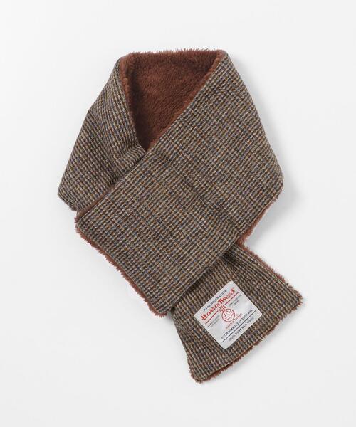 HARRIS TWEED(ハリスツイード)の「HARRIS TWEED中綿マフラー(マフラー・メンズ・ネイビー/チャコールグレー/ブラウン・ONE)」の7枚目の写真