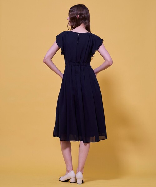 TOCCA（トッカ）の「CHIFFON WHISPER ドレス（ワンピース・レディース・ピンク系/ブラック系・0/2/4/6）」の13枚目の写真
