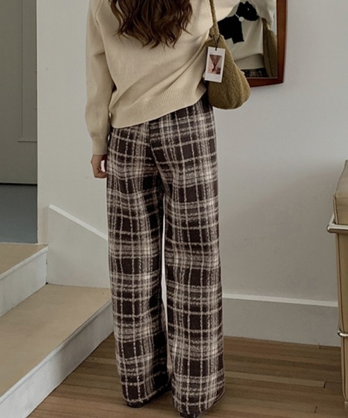 チェック柄ルームパンツ（その他パンツ）｜ONEP STAR（ワンピスター