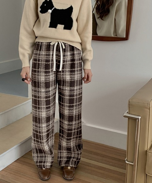 チェック柄ルームパンツ（その他パンツ）｜ONEP STAR（ワンピスター