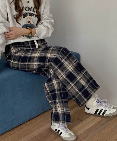 チェック柄ルームパンツ（その他パンツ）｜ONEP STAR（ワンピスター
