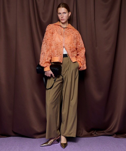 MAISON SPECIAL(メゾンスペシャル)の「Tunnel Loop Belt Set Pants/トンネルループベルトセットパンツ(その他パンツ・レディース・ベージュ/ネイビー/グレー・38/36)」の8枚目の写真