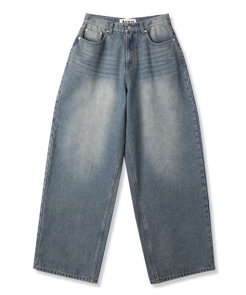 AVANDRESS(アバンドレス )の「AVANDRESS/ビンテージワイドデニムパンツ(デニムパンツ・レディース・ライトブルー/ブルー・SMALL)」の8枚目の写真