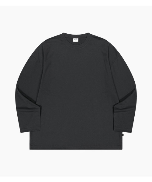 WAYDN(ウェイドゥン)の「アクティブ+ ボックス ロングスリーブ チャコール(Tシャツ/カットソー・メンズ・その他・LARGE/X-LARGE/XX-LARGE/MEDIUM)」の1枚目の写真