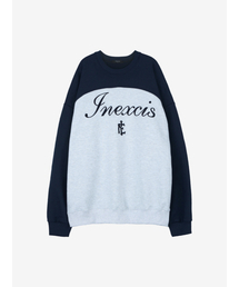 INEXCIS（イネクシス）の「フラグメントロゴスウェットシャツ (ネイビー)（スウェット）」