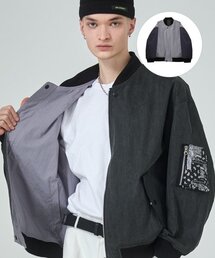 GOSTREET（ゴーストリート）の「Semi-overfit paisley pocket reversible blouson（MA-1）」