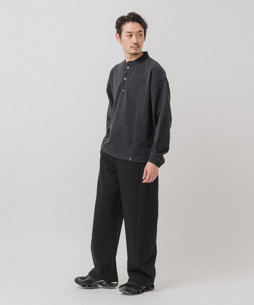 EDIFICE（エディフィス）の「Ecofade スナップ プルオーバー（Tシャツ/カットソー・メンズ・ブラック系その他/キャメル・MEDIUM/LARGE）」の3枚目の写真