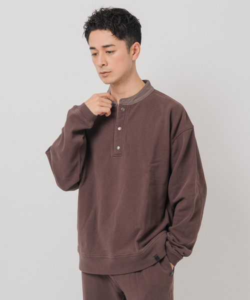 EDIFICE（エディフィス）の「Ecofade スナップ プルオーバー（Tシャツ/カットソー・メンズ・ブラック系その他/キャメル・MEDIUM/LARGE）」の16枚目の写真