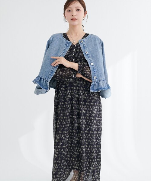 natural couture（ナチュラルクチュール）の「ピンタックプリーツお上品ワンピース（ワンピース・レディース・その他2/その他1/ピンクベージュ/その他4/その他3/チャコールグレー・FREE）」の17枚目の写真