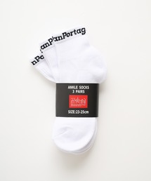 Manhattan Portage | 【Manhattan Portage】マンハッタンポーテージ ANKLE SOCKS 3P SET アンクルソックス3点セット MU002 CBS(ソックス/靴下)