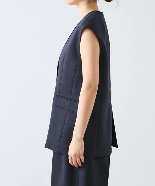 martinique(マルティニーク)の「《コラボ》川上さやかさん×martiniqueVネックジレ(セットアップ可)(ベスト・レディース・サックスブルー/ネイビー・FREE)」の16枚目の写真