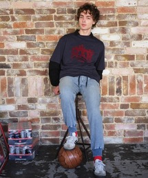 Bukta（バクタ）の「イージーデニムジョガーパンツ（デニムパンツ）」