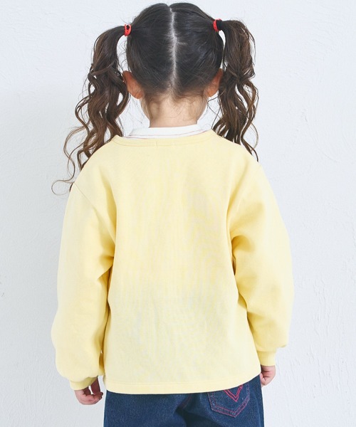 pairmanon（ペアマノン）の「【軽やかスウェット】ガールズ きらきらハートボタン カーディガン（カーディガン/ボレロ・キッズ・ライトブルー/イエロー/ブラック・120/100/90/130/110/150/140）」の21枚目の写真