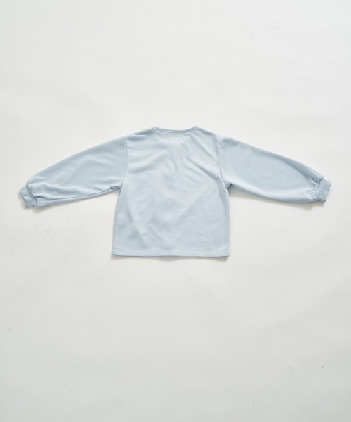 pairmanon（ペアマノン）の「【軽やかスウェット】ガールズ きらきらハートボタン カーディガン（カーディガン/ボレロ・キッズ・ライトブルー/イエロー/ブラック・120/100/90/130/110/150/140）」の11枚目の写真