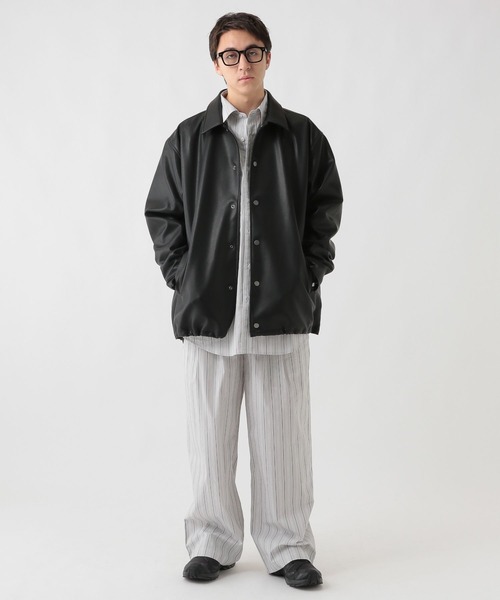 GEORGE'S(ジョージズ)の「ブロードストライプパンツ(その他パンツ・メンズ・ライトグレー/ブルー・LARGE/MEDIUM)」の1枚目の写真