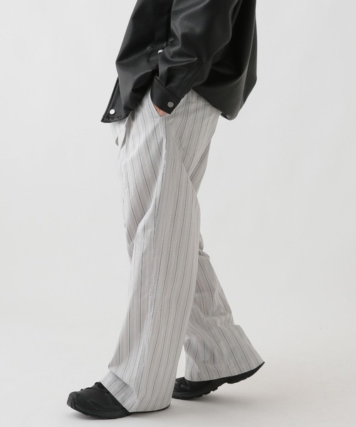 GEORGE'S(ジョージズ)の「ブロードストライプパンツ(その他パンツ・メンズ・ライトグレー/ブルー・LARGE/MEDIUM)」の9枚目の写真