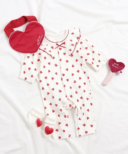 apres les cours(アプレレクール)の「ハート&星モチーフソックス(ベビーシューズ/ベビーソックス・キッズ・イエロー/レッド・12/9)」の8枚目の写真