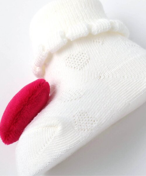 apres les cours(アプレレクール)の「ハート&星モチーフソックス(ベビーシューズ/ベビーソックス・キッズ・イエロー/レッド・12/9)」の14枚目の写真