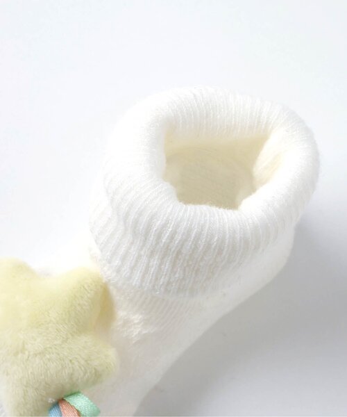 apres les cours(アプレレクール)の「ハート&星モチーフソックス(ベビーシューズ/ベビーソックス・キッズ・イエロー/レッド・12/9)」の15枚目の写真