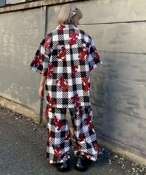 Candy Stripper（キャンディストリッパー）の「BROKEN BEAR CHECK シャツ（シャツ/ブラウス・レディース・ベージュ/ブラック系その他/ブラック・FREE）」の9枚目の写真