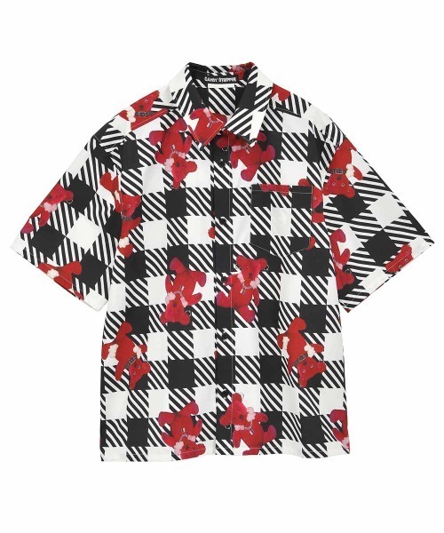 Candy Stripper（キャンディストリッパー）の「BROKEN BEAR CHECK シャツ（シャツ/ブラウス・レディース・ベージュ/ブラック系その他/ブラック・FREE）」の16枚目の写真