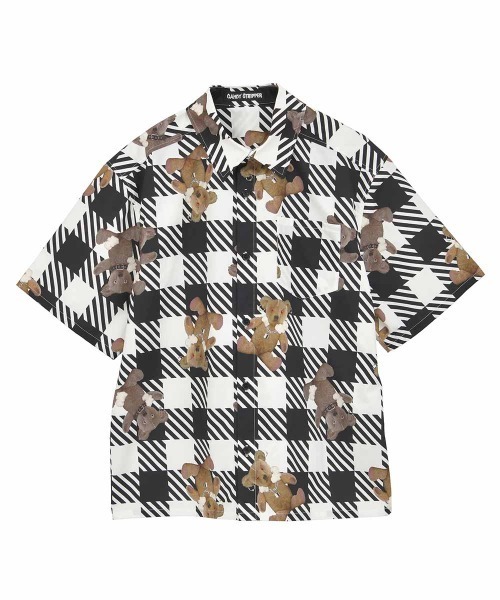 Candy Stripper（キャンディストリッパー）の「BROKEN BEAR CHECK シャツ（シャツ/ブラウス・レディース・ベージュ/ブラック系その他/ブラック・FREE）」の17枚目の写真