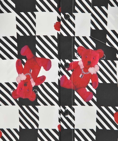 Candy Stripper（キャンディストリッパー）の「BROKEN BEAR CHECK シャツ（シャツ/ブラウス・レディース・ベージュ/ブラック系その他/ブラック・FREE）」の22枚目の写真