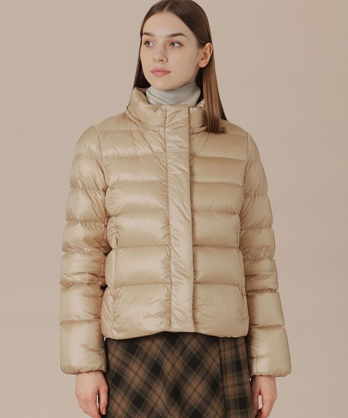 MACKINTOSH LONDON（マッキントッシュ ロンドン）の「【Precious12月号】ナイロンタフタダウンコート（ダウンジャケット/コート・レディース・グレー系その他2/ベージュ/ブラック・40/38）」の18枚目の写真