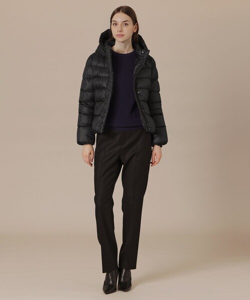 MACKINTOSH LONDON（マッキントッシュ ロンドン）の「【Precious12月号】ナイロンタフタダウンコート（ダウンジャケット/コート・レディース・グレー系その他2/ベージュ/ブラック・40/38）」の6枚目の写真