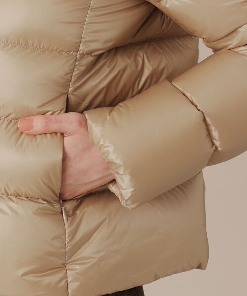 MACKINTOSH LONDON（マッキントッシュ ロンドン）の「【Precious12月号】ナイロンタフタダウンコート（ダウンジャケット/コート・レディース・グレー系その他2/ベージュ/ブラック・40/38）」の13枚目の写真