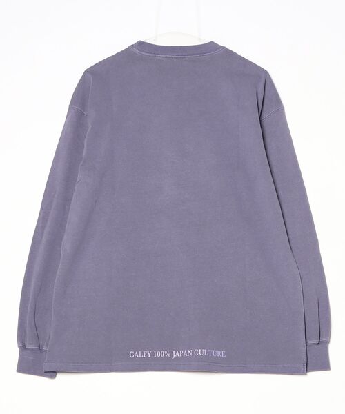 GALFY(ガルフィー)の「【GALFY/ガルフィー】さらっとグラフィティ染め染めロンTee(Tシャツ/カットソー・メンズ・パープル/ピンク/ブラック・M/L/XL)」の15枚目の写真