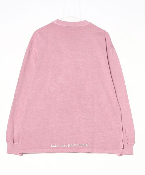 GALFY(ガルフィー)の「【GALFY/ガルフィー】さらっとグラフィティ染め染めロンTee(Tシャツ/カットソー・メンズ・パープル/ピンク/ブラック・M/L/XL)」の14枚目の写真