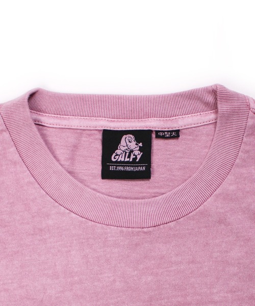 GALFY(ガルフィー)の「【GALFY/ガルフィー】さらっとグラフィティ染め染めロンTee(Tシャツ/カットソー・メンズ・パープル/ピンク/ブラック・M/L/XL)」の7枚目の写真