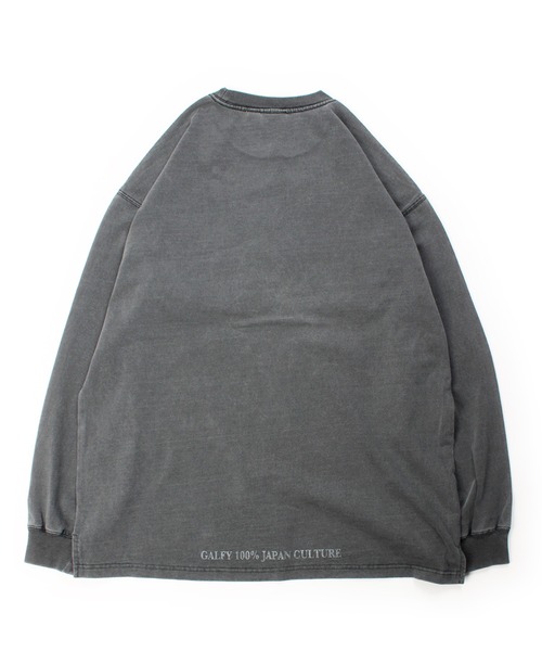 GALFY(ガルフィー)の「【GALFY/ガルフィー】さらっとグラフィティ染め染めロンTee(Tシャツ/カットソー・メンズ・パープル/ピンク/ブラック・M/L/XL)」の12枚目の写真