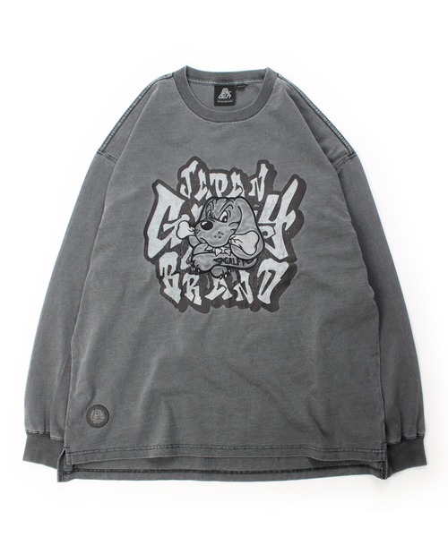 GALFY(ガルフィー)の「【GALFY/ガルフィー】さらっとグラフィティ染め染めロンTee(Tシャツ/カットソー・メンズ・パープル/ピンク/ブラック・M/L/XL)」の13枚目の写真
