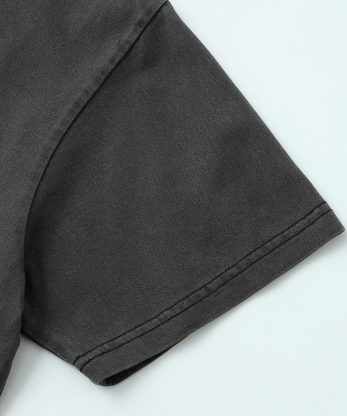 X-girl（エックスガール）の「FADED HEART ROSE LOGO S/S TEE（Tシャツ/カットソー・レディース・ブルー/ブラック/ベージュ・S/M/L）」の9枚目の写真