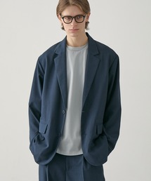 EASENCE（イーズエンス）の「【EASENCE】ハイツイステッドツイル セットアップ シングルテーラードジャケット&センタープレス タックスラックス<速乾 UVカット イージーケア>（セットアップ）」